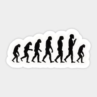 Funny Evolution Theory Humor Sticker